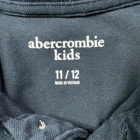 Abercrombie & Fitch Icon Logo Pique Polo Sz 11/12 - Picture 5 of 5